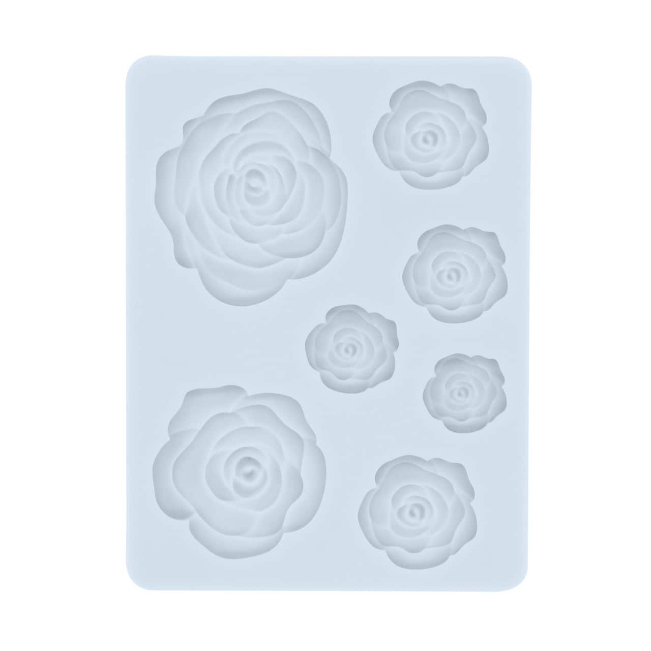 Rose Mix Silicone Fondant Mould by Makery®